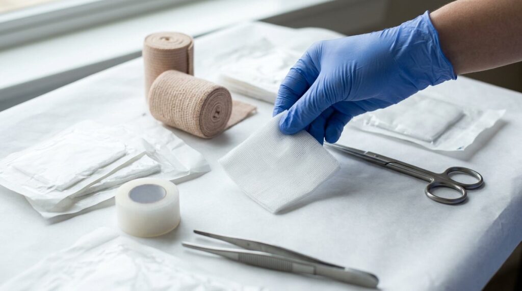 Materiale sterile pentru pansamente și tratarea escarelor la domiciliu în Iași
